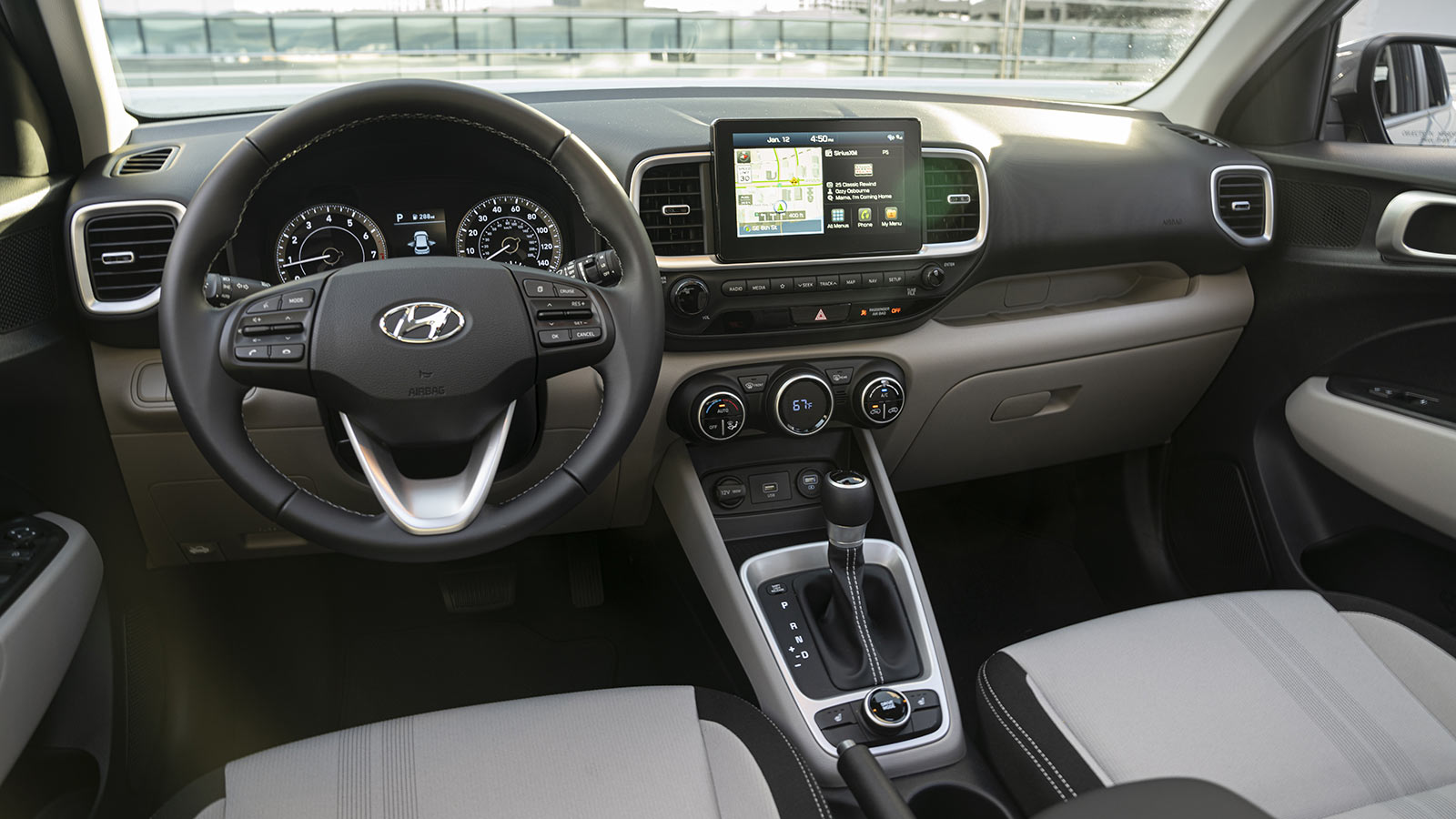2023 Hyundai Venue front interior