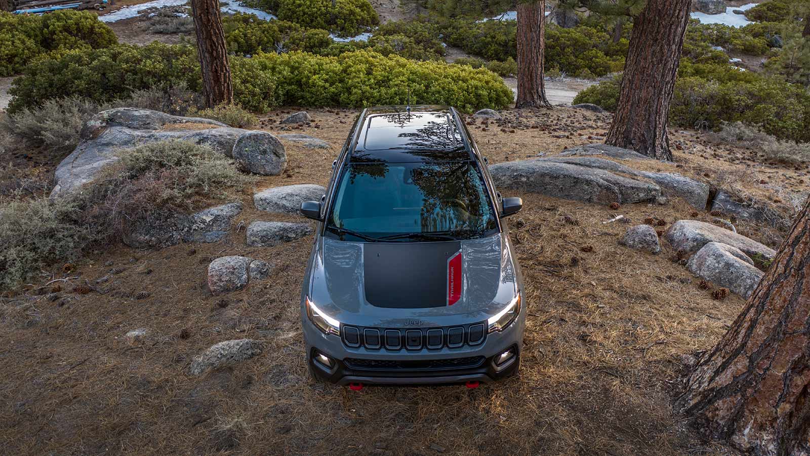 2023 Jeep Compass Trailhawk aerial