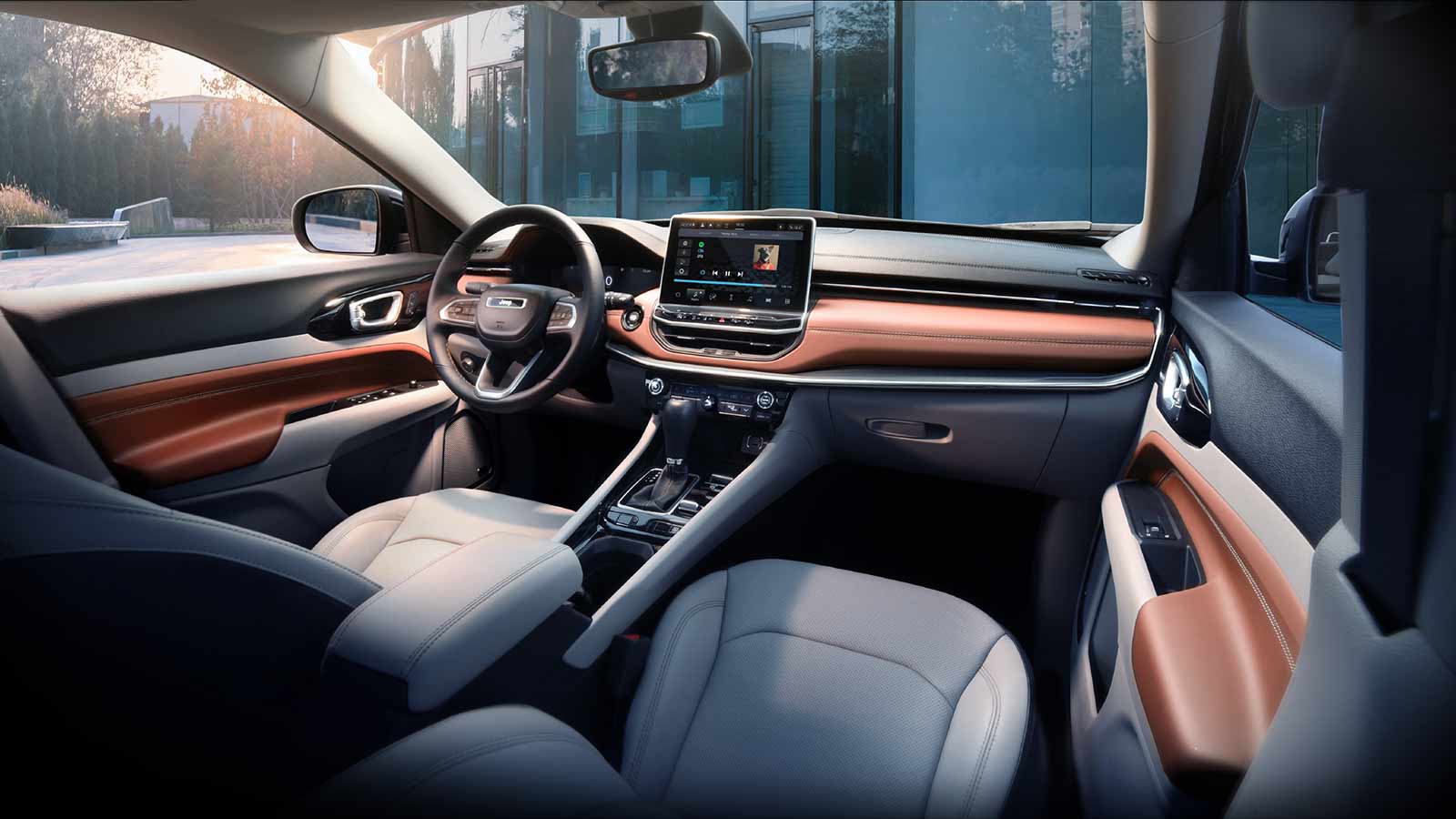 2023 Jeep Compass Trailhawk front cabin