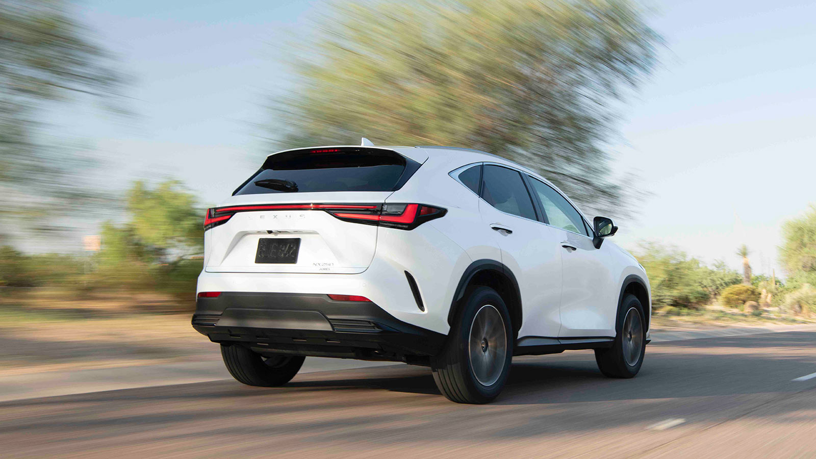 2023 Lexus NX 250 rear right in white