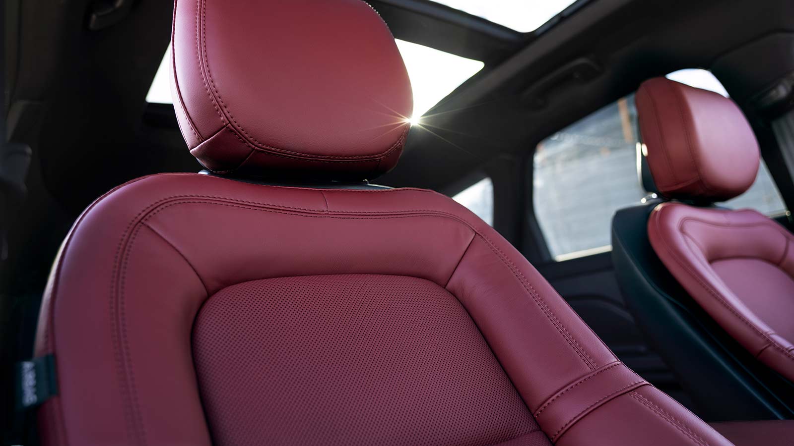 2023 Lincoln Corsair Reserve seat in red