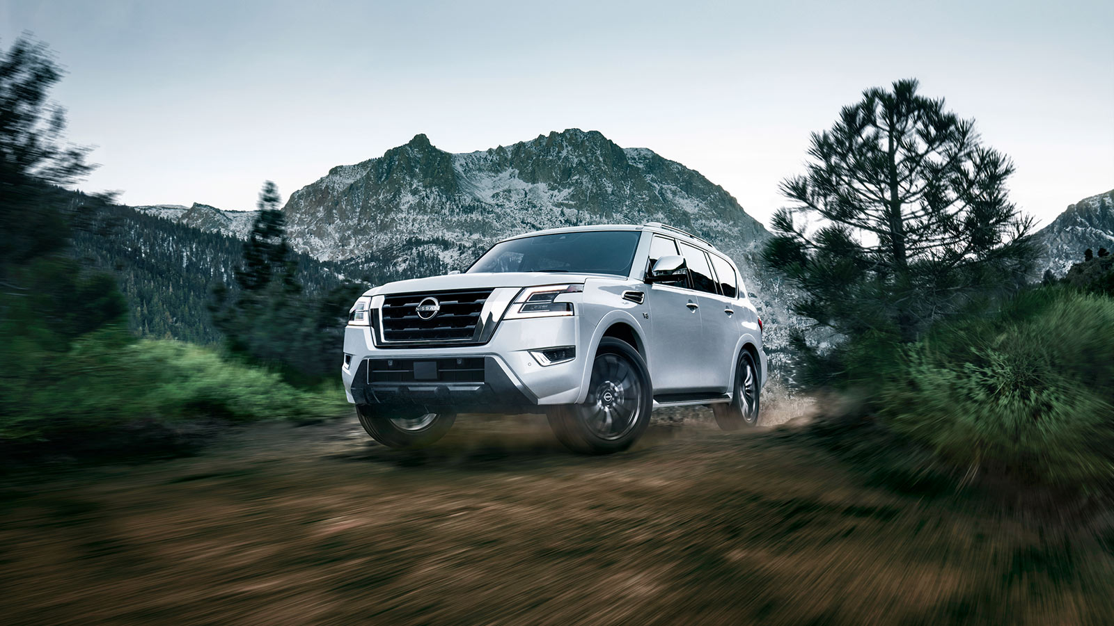 2023 Nissan Armada front left in white