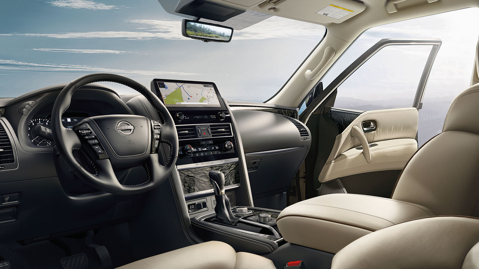 2023 Nissan Armada front row