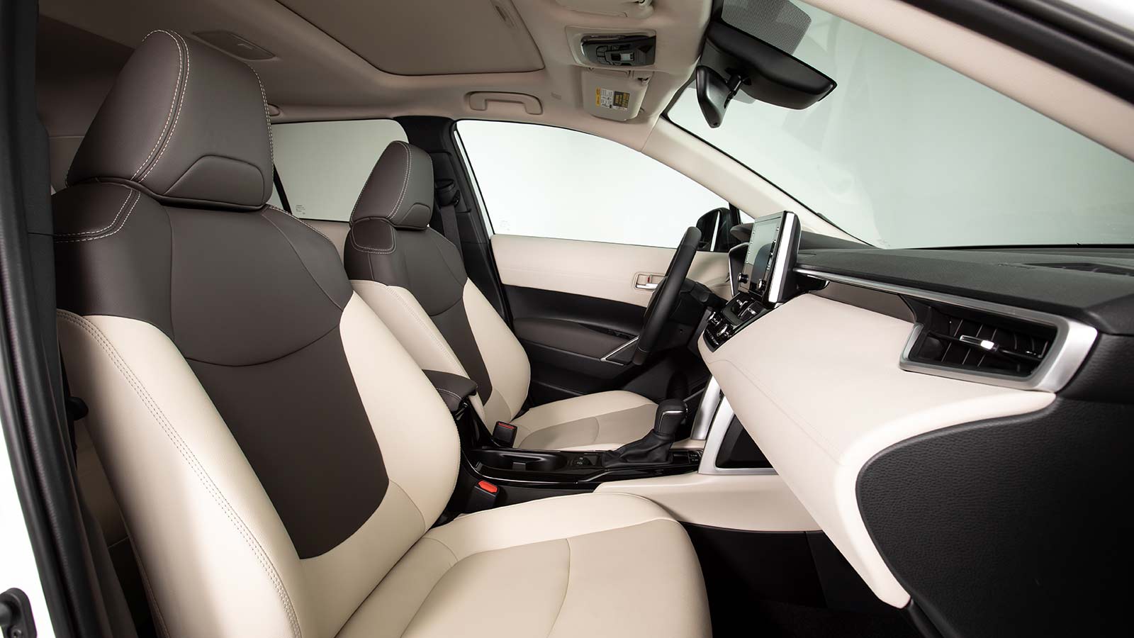 2023 Toyota Corolla Cross front row seating