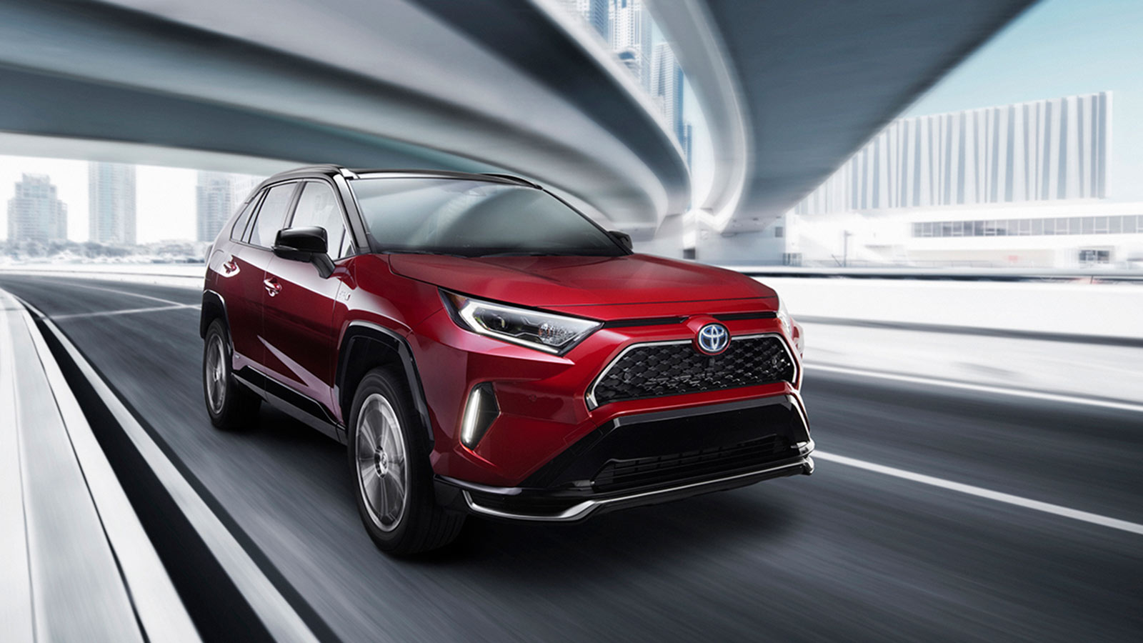 2023 Toyota RAV4 Prime XSE front right driving