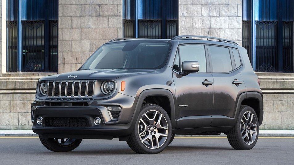 2023 Jeep Renegade Limited in grey.