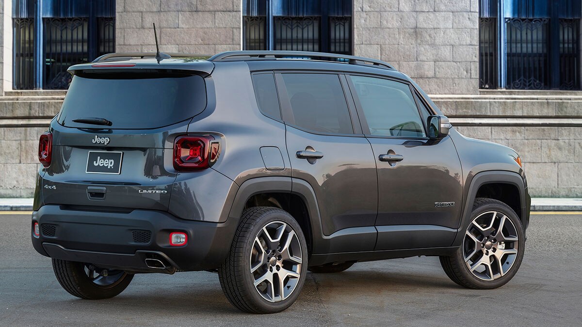 2023 Jeep Renegade Limited in grey.