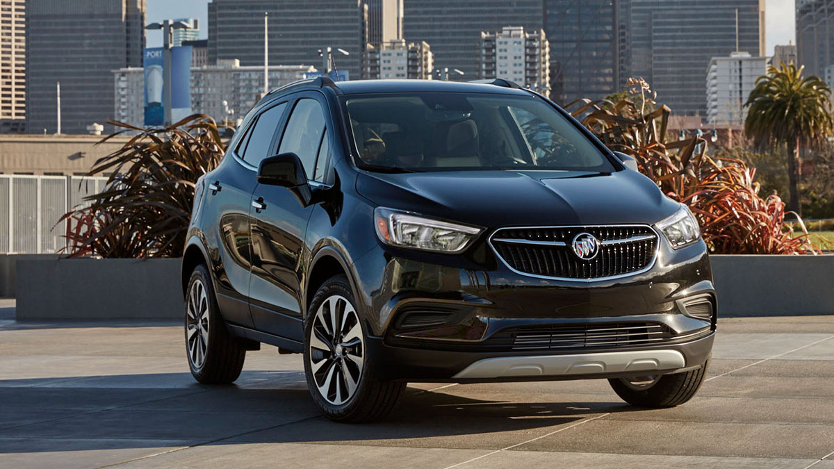 2022 Buick Encore in black.