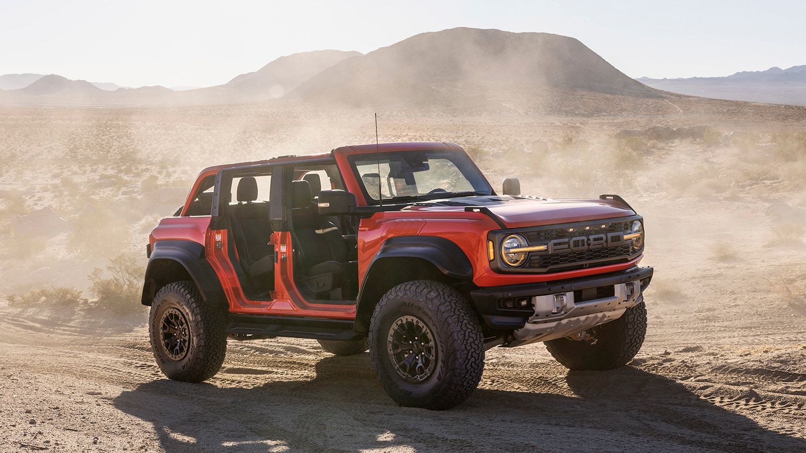 2022 Ford Bronco Raptor driving