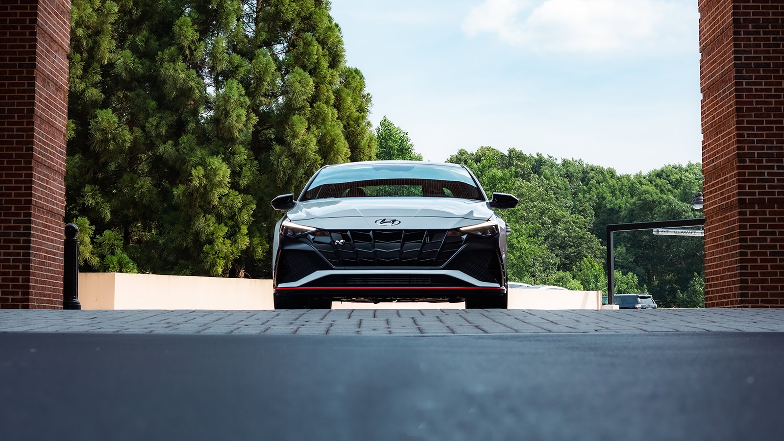 2022 Hyundai Elantra N front low wide