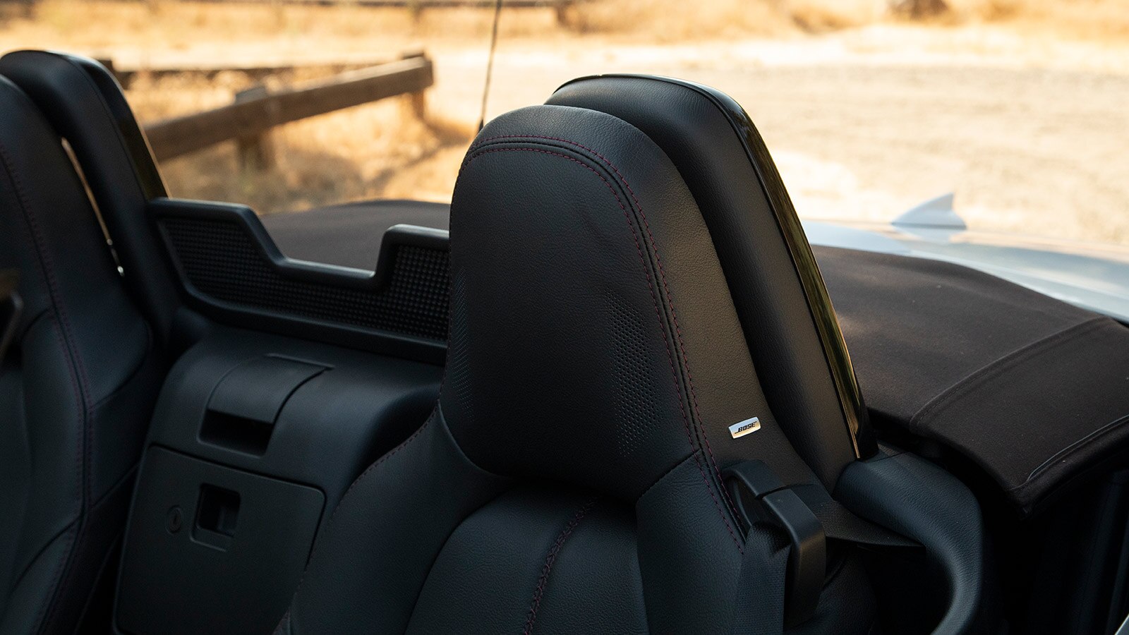 2022 Mazda MX-5 Miata interior.