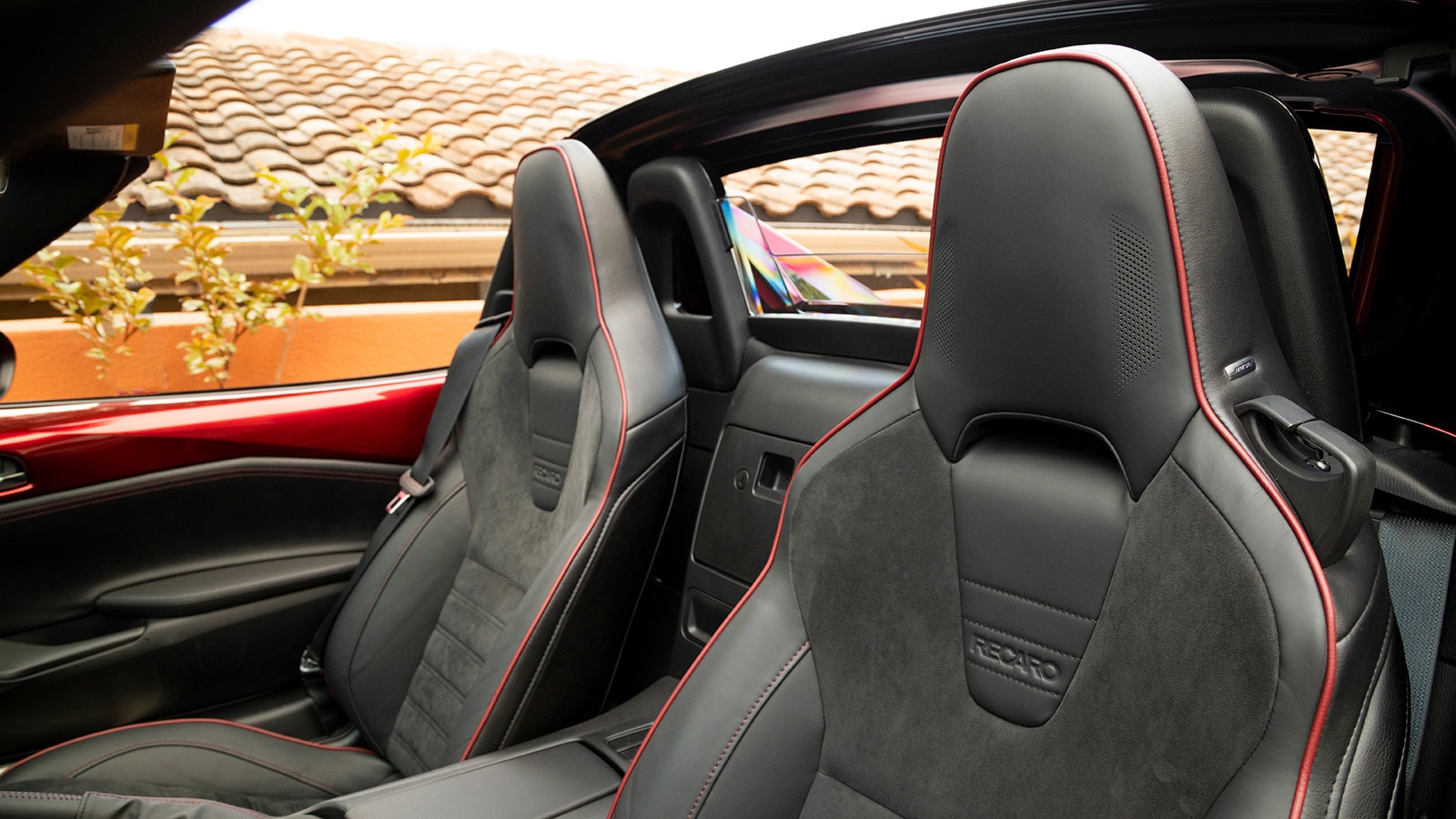 2022 Mazda MX-5 Miata interior.