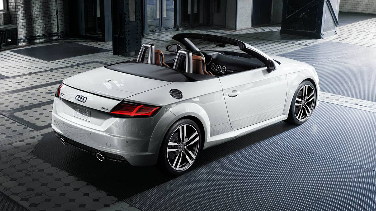 2023 Audi TT in white.