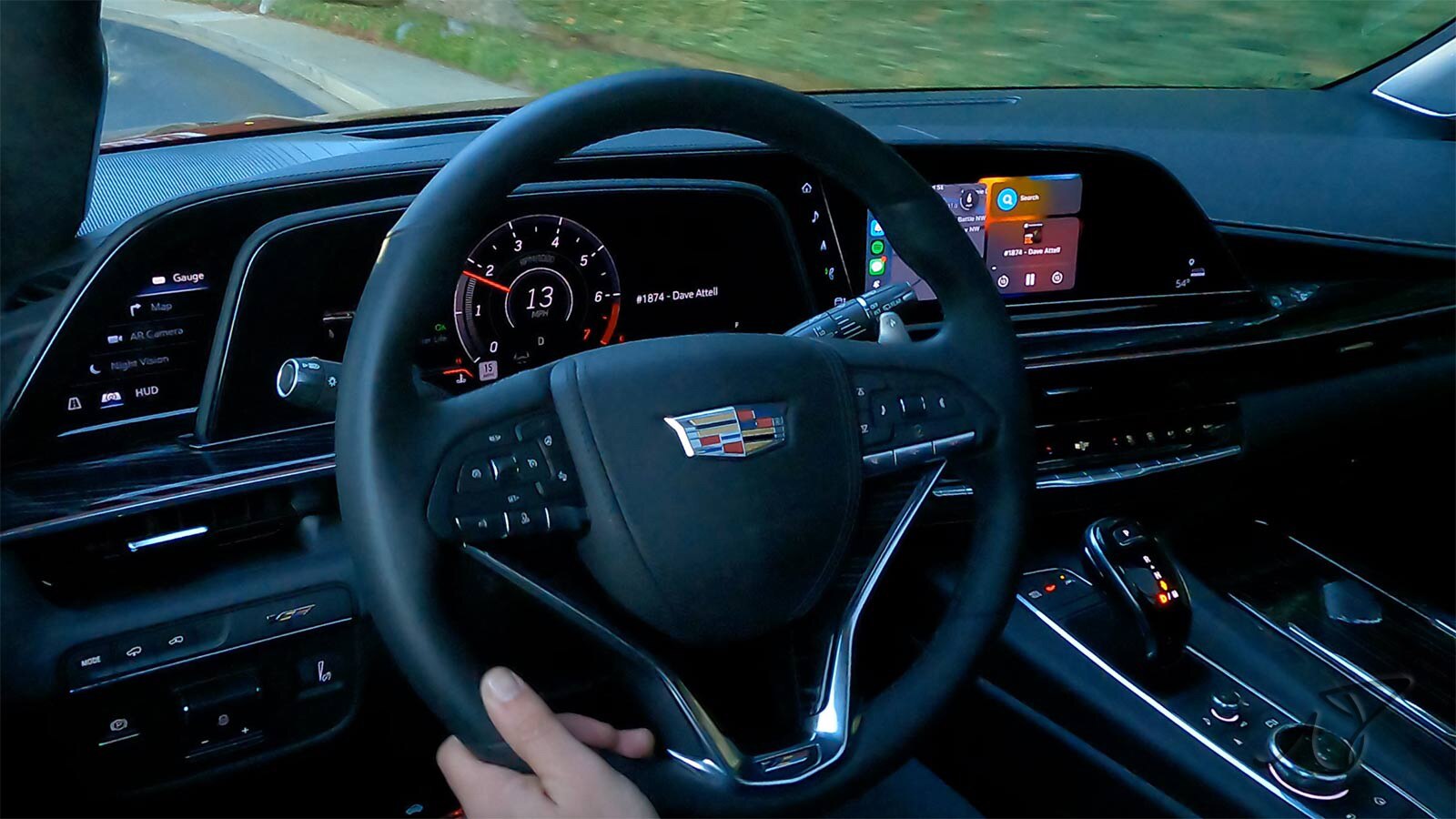 2023 Cadillac Escalade V steering wheel