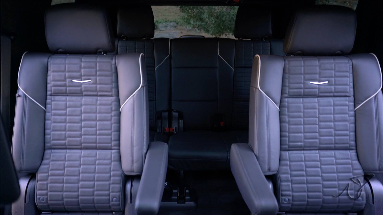 2023 Cadillac Escalade V second row captain chairs
