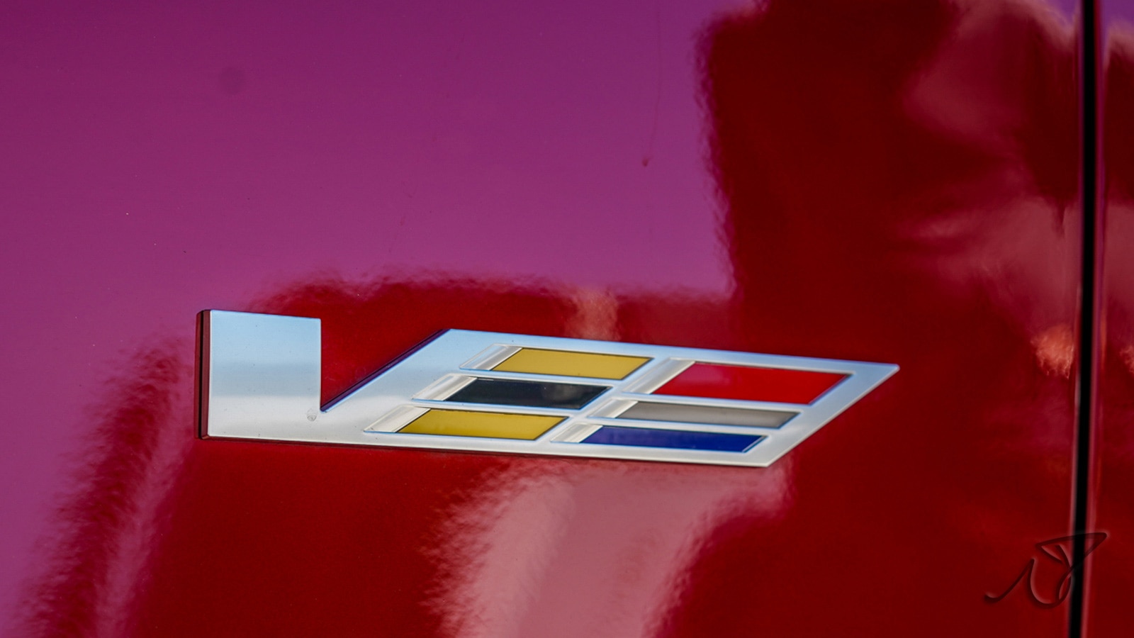 2023 Cadillac Escalade V badge