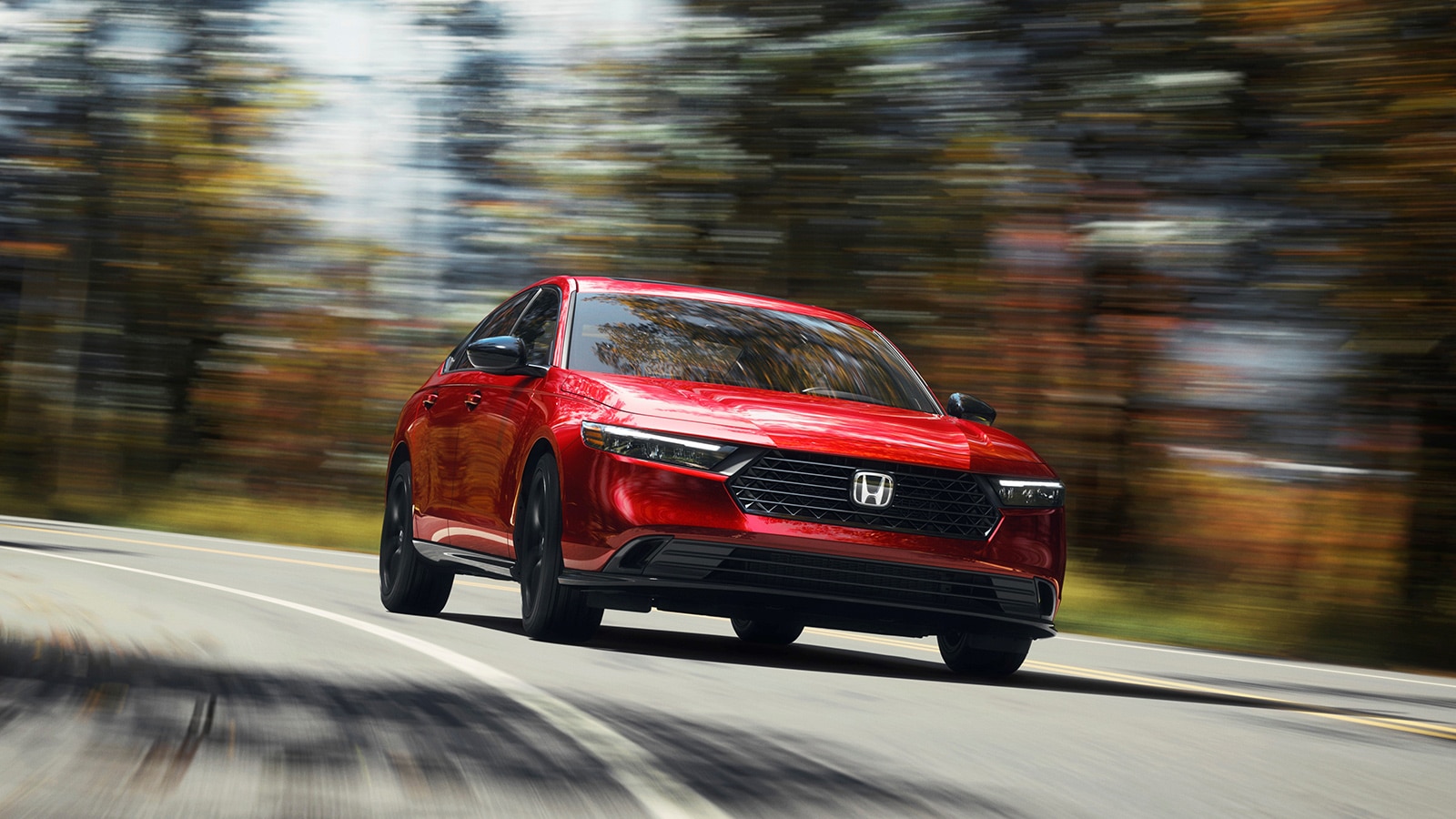 2023 Honda Accord front right in red