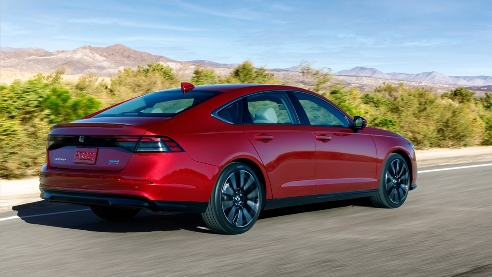 2023 Honda Accord rear right in red