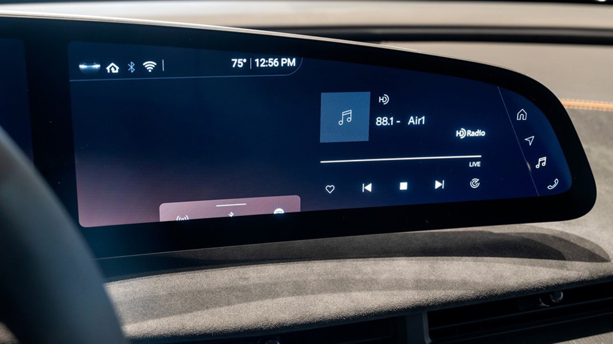 2023 Lucid Air interior.