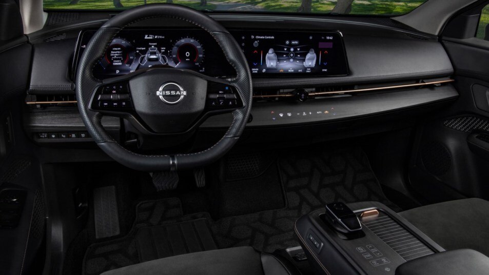 The dashboard of the 2023 Nissan Ariya