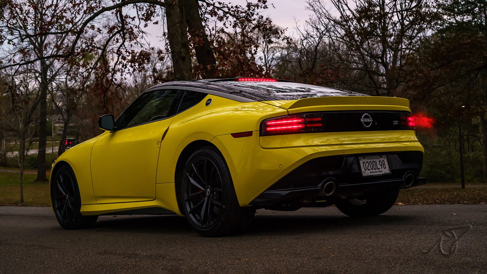 Nissan Z Performance rear left in yellow
