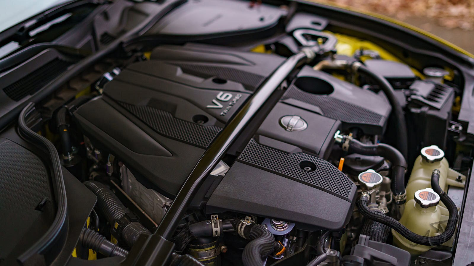 Nissan Z Performance side view of engine