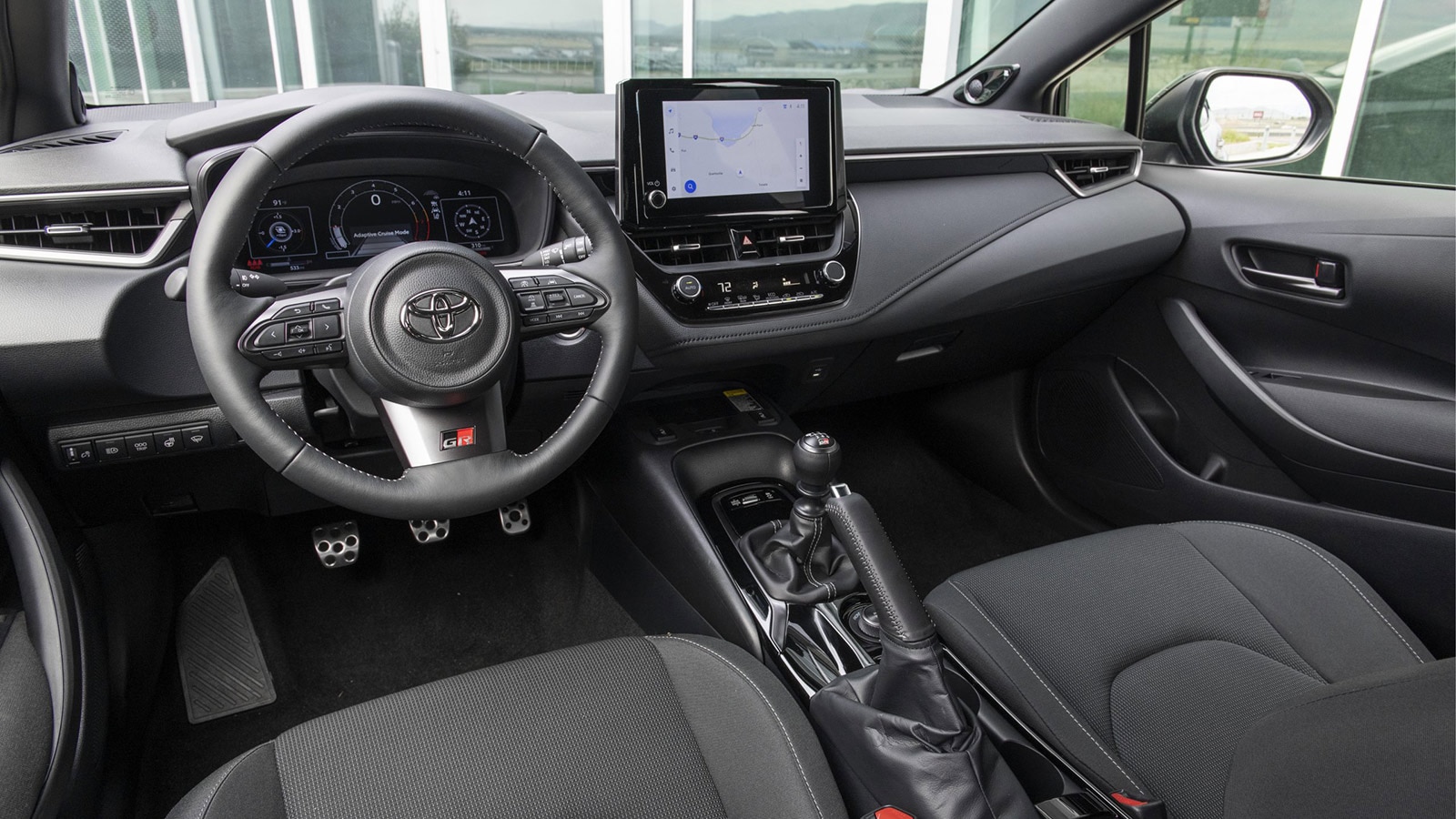 2023 Toyota GR Corolla front cabin