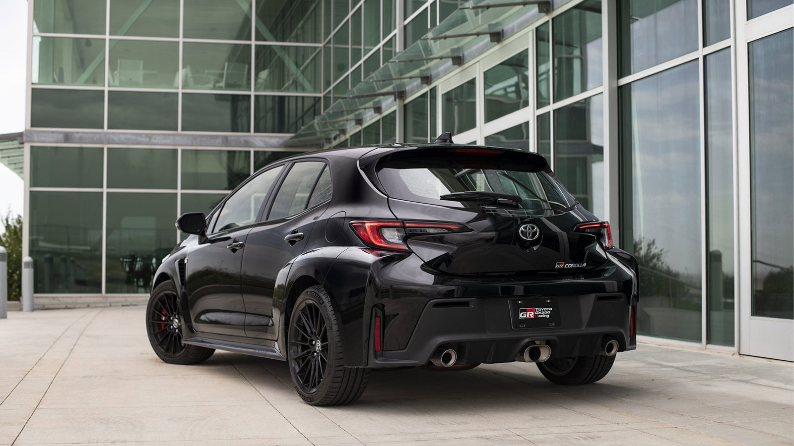 2023 Toyota GR Corolla rear left in black