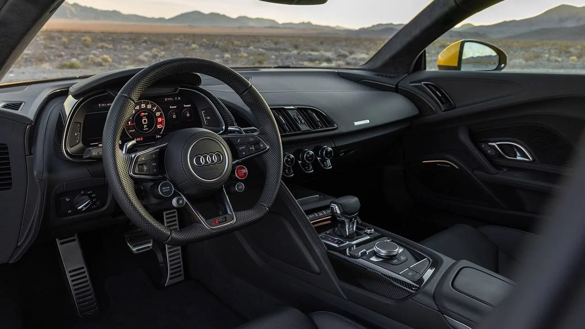 2023 Audi R8 interior.