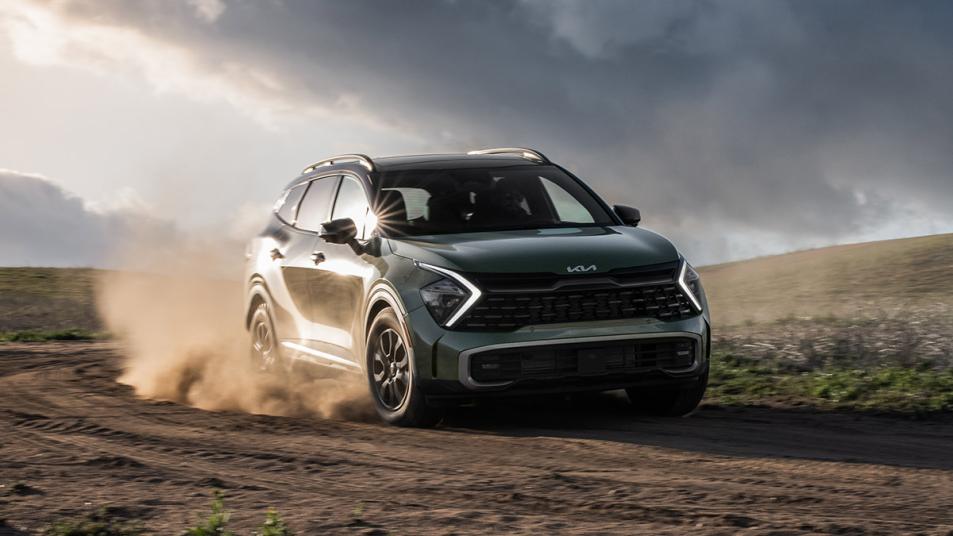 2023 Kia Sportage X-Line in dark grey.