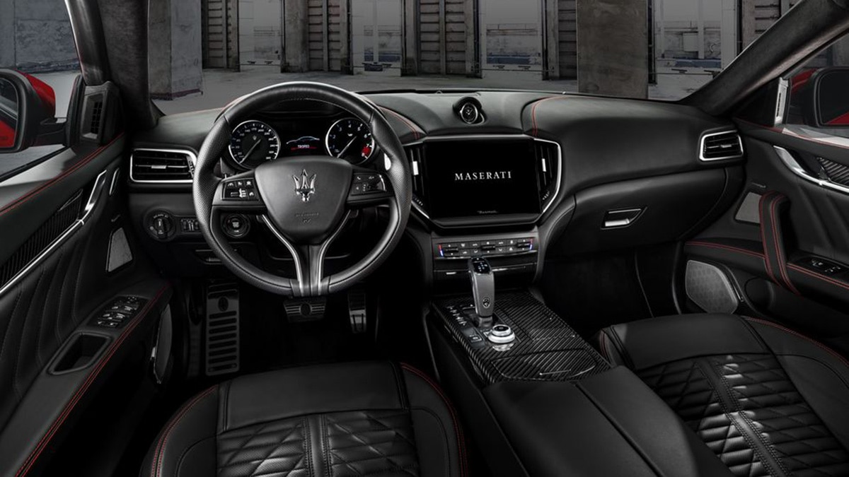 2023 Maserati Ghibli interior.