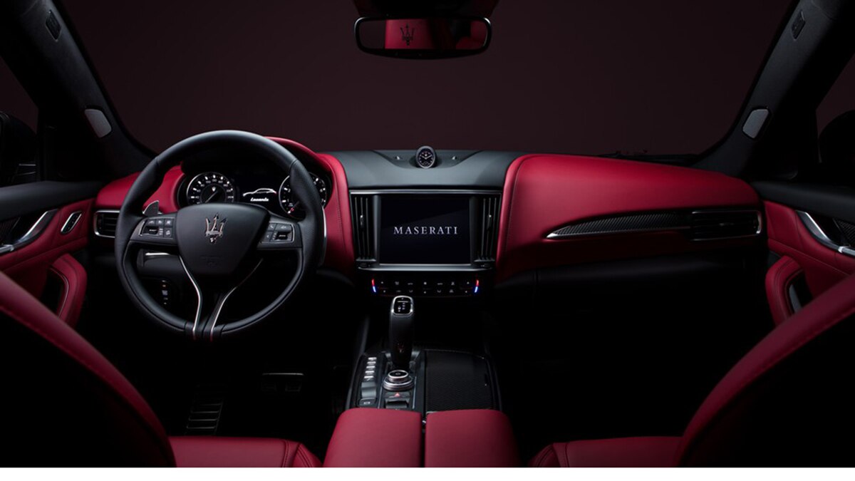 2023 Maserati Levante interior.