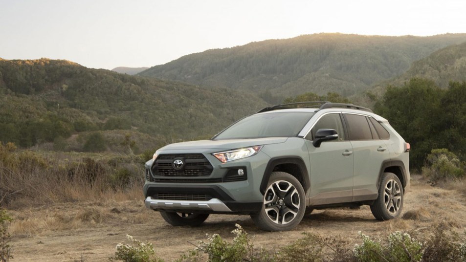 2023 Toyota RAV4 Adventure in teal.