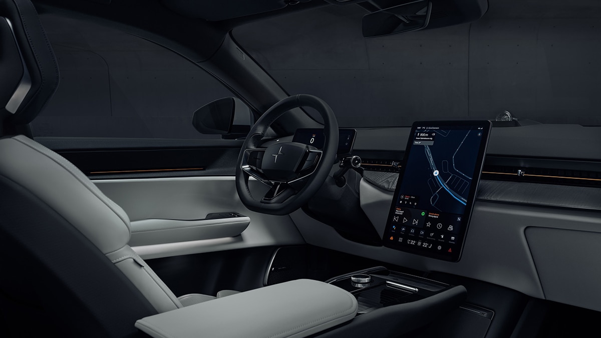 2024 Polestar 3 interior.