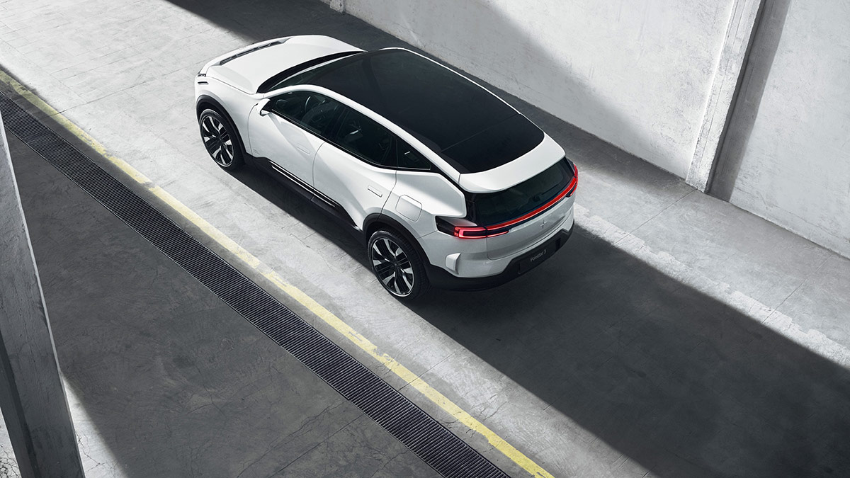 2024 Polestar 3 in white.