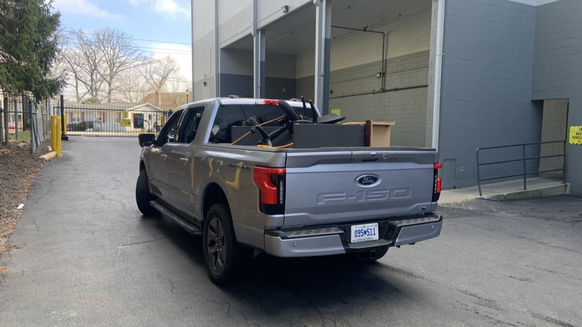 EV Hauling Test Moving Furniture in a Ford F150 Lightning Autotrader