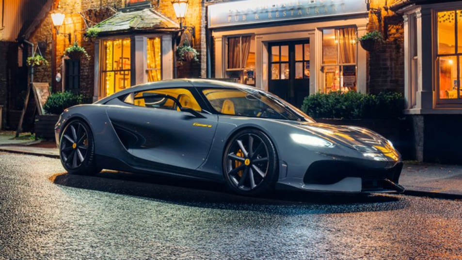 Koenigsegg Gemera in Gray.