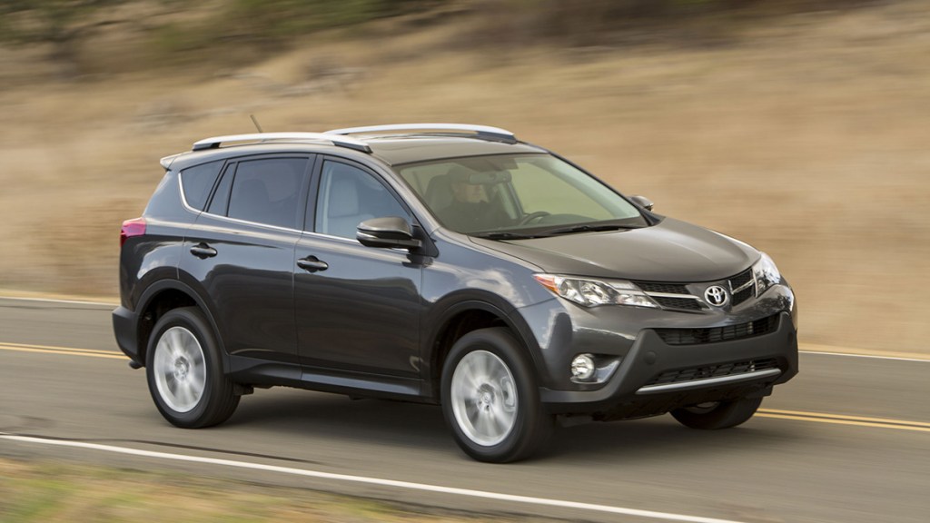 2013 Toyota RAV4 in grey.