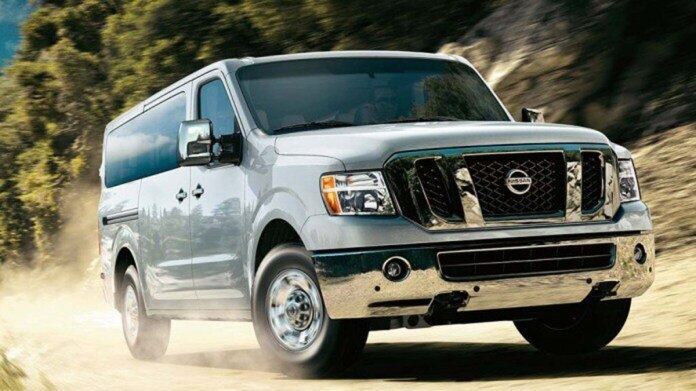 2016 Nissan NV in grey,