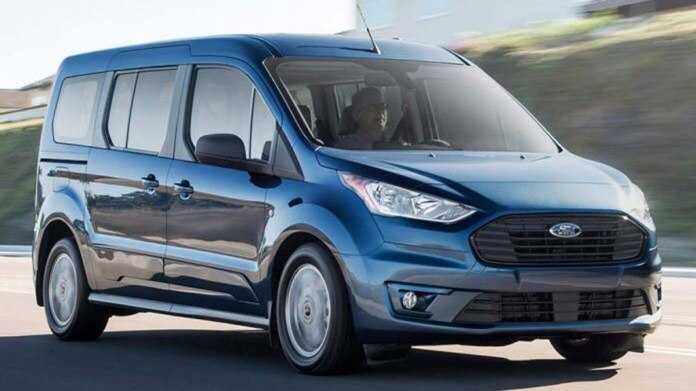 2019 Ford Transit Connect in grey.