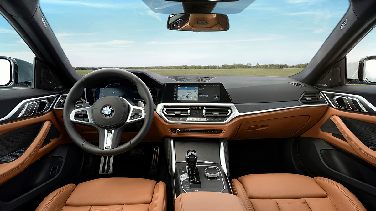 BMW 430i Gran Coupé interior.