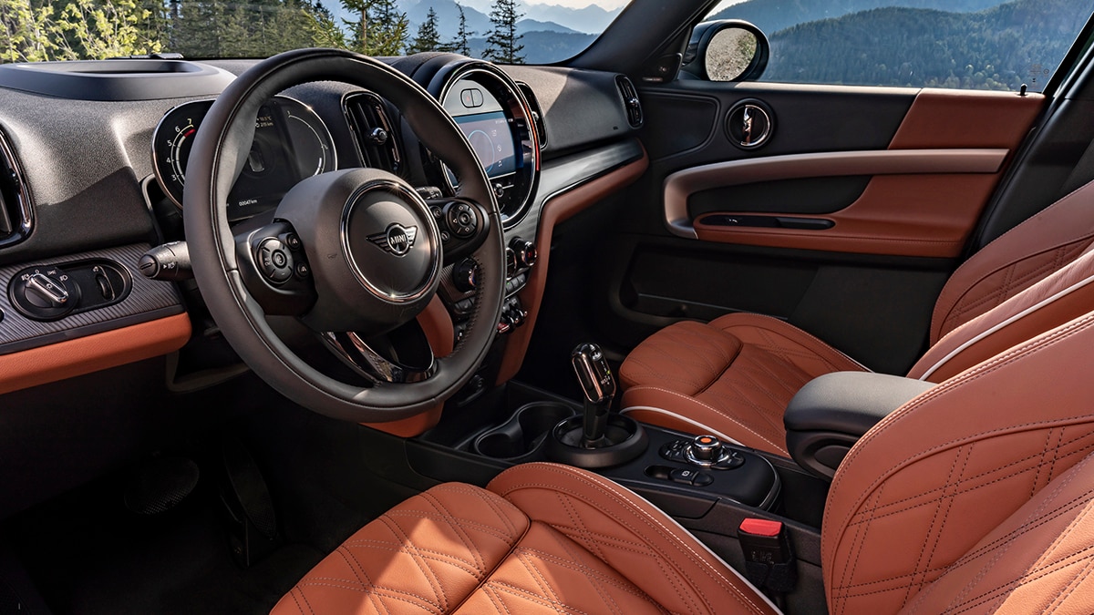 2021 Mini Cooper Countryman interior.