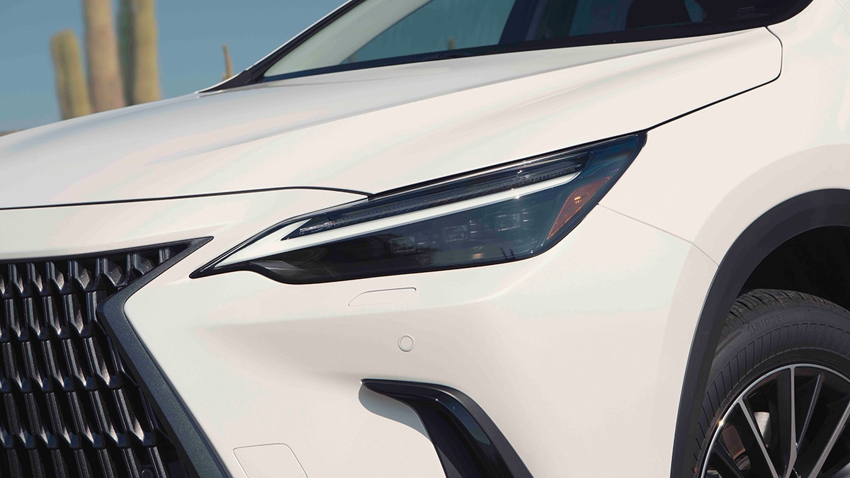 2024 Lexus NX 250 in white.