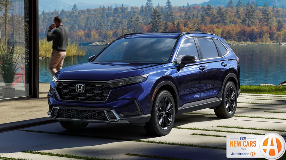 2023 Honda CR-V  in purple.