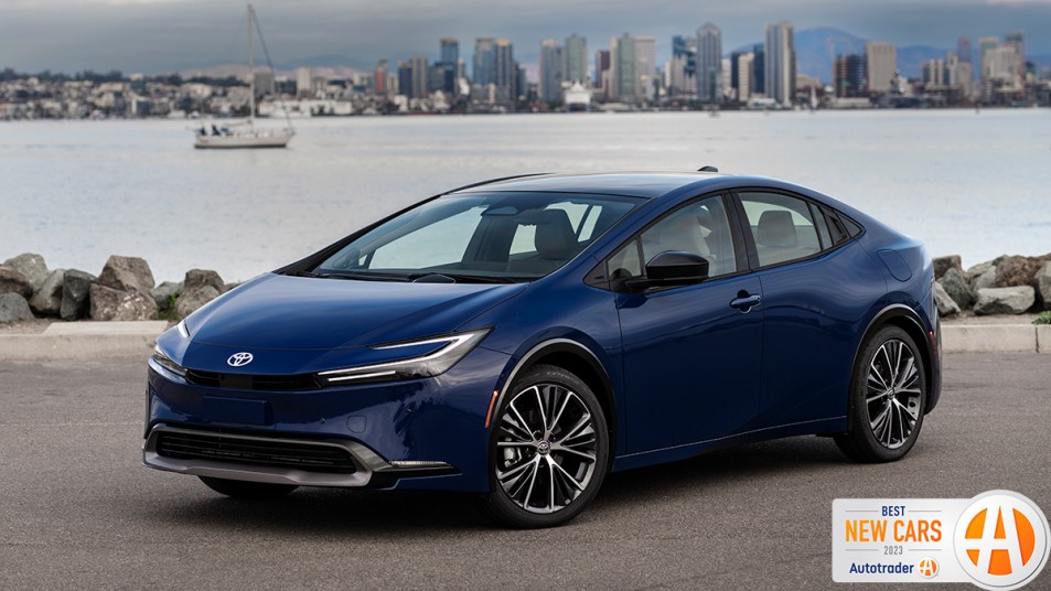 2023 Toyota Prius in blue.