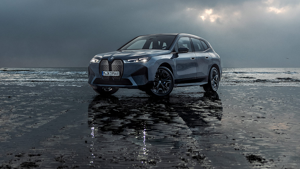 2024 BMW iX in grey.