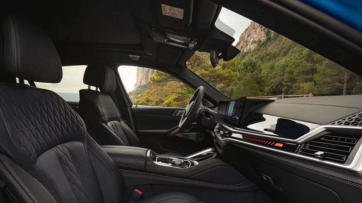 2024 BMW X6 front seat.