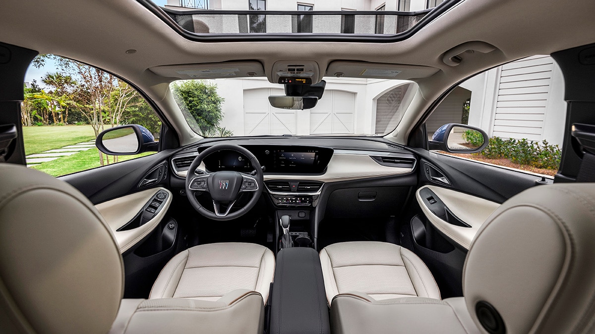 2024 Buick Encore GX Avenir interior.