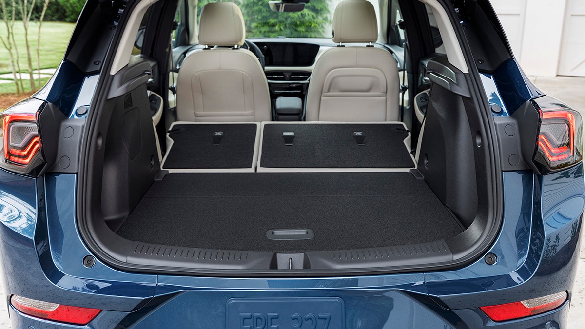 2024 Buick Encore GX Avenir in Ocean Blue Metallic.