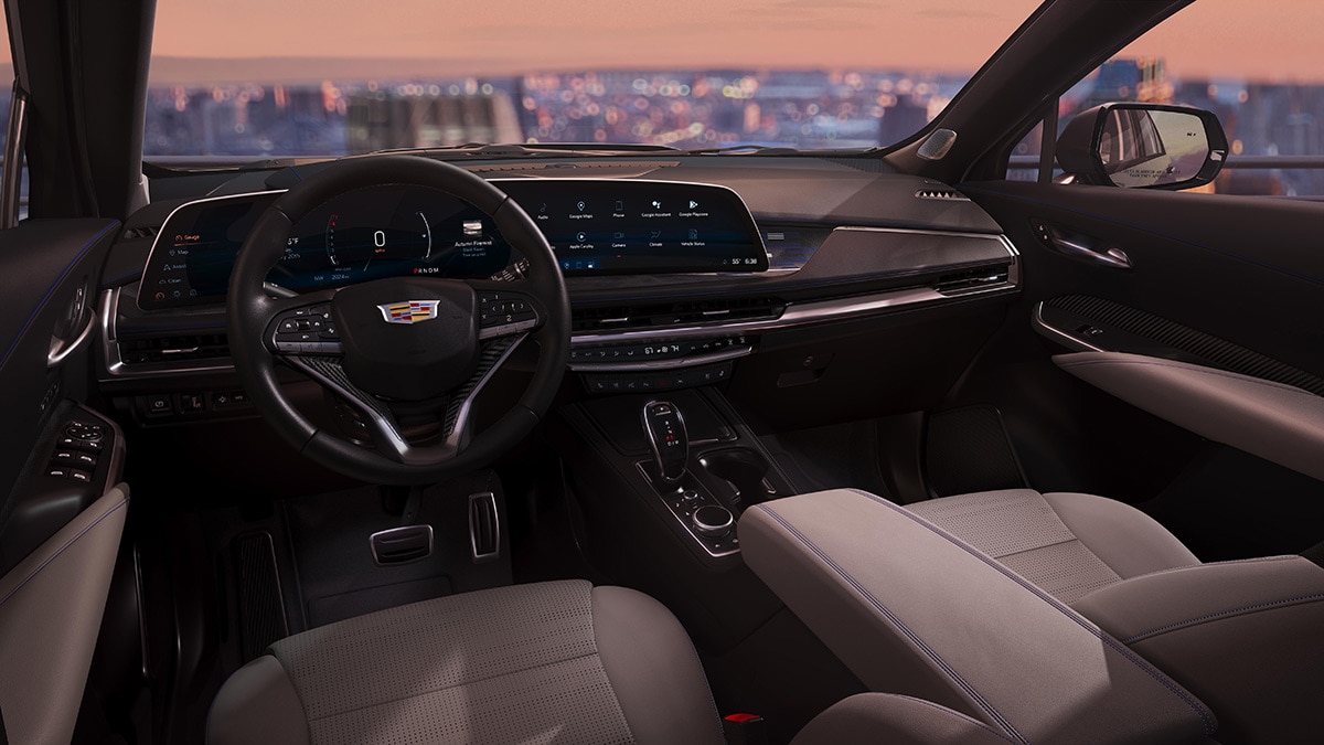 2024 Cadillac XT4 interior.